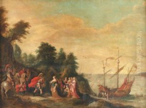 La Rencontre D'antoine Et Cleopatre