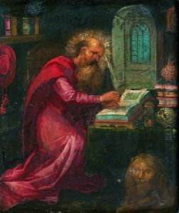 Saint Jerome Dans Son Cabinet De Travail