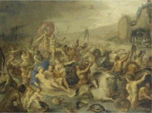 The Triumph Of Neptune by Frans II Francken