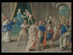 Christus Wird Abgefuhrt Wahrend
Sich Pilatus Die Hande Wascht by Frans II Francken