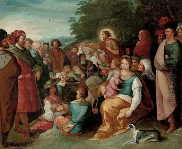 Saint John The Baptist Preaching To The Multitude - view 1