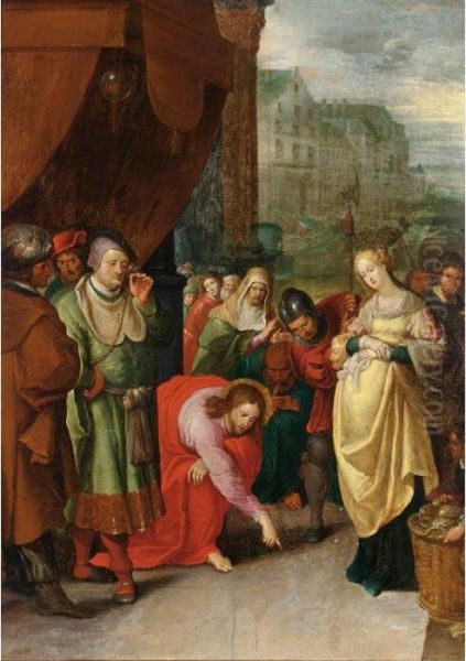 Christ And The Woman Taken In Adultery - view 1
