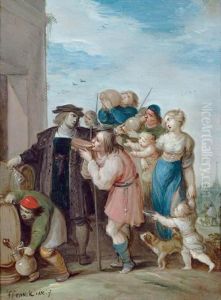 Giving Drink To The Thirsty