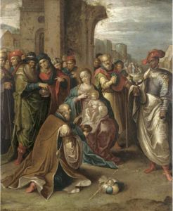 The Adoration Of The Magi by Frans II Francken