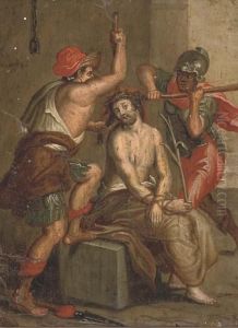 The Mocking Of Christ by Frans II Francken