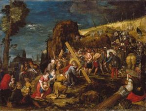 Christ On The Way To Calvary by Frans II Francken