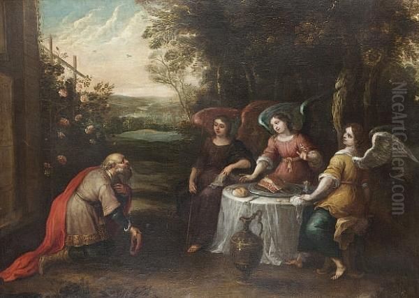 Abraham And The Three Angels - view 1