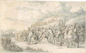 Christ Carrying The Cross by Frans II Francken