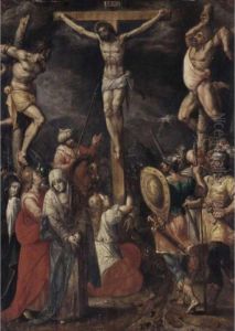 The Crucifixion by Frans II Francken