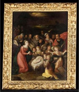 The Adoration Of The Magi by Frans II Francken