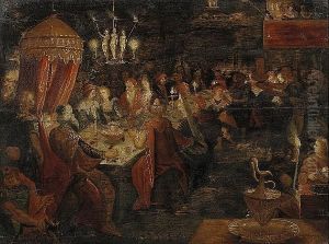 Belshazzar's Feast by Frans II Francken