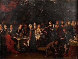 The Feast Of Balthasar by Frans II Francken