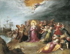 The Martyrdom Of Saint Ursula by Frans II Francken