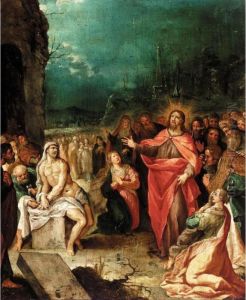 The Raising Of Lazarus by Frans II Francken