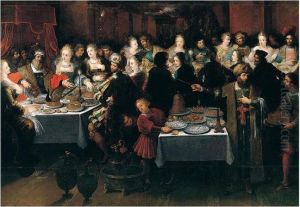 Signed And Dated Lower Centre On The Basin: by Frans II Francken