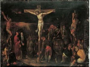 le Calvaire by Frans II Francken