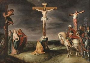 The Crucifixion by Frans II Francken