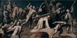 Christ On The Road To Calvary by Frans II Francken