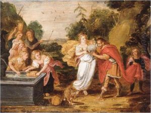 Rebecca And Eliezer At The Well