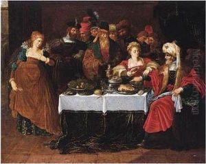 The Feast Of Herod by Frans II Francken