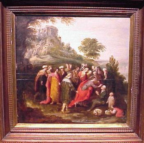 Christ Healing The Blind Man - view 1
