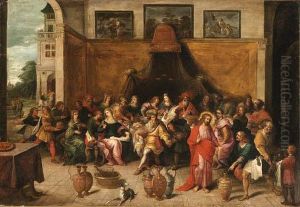 Ii, F by Frans II Francken