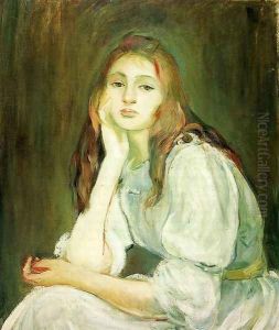Julie Daydreaming by Berthe Morisot