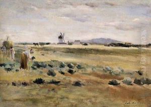 The Little Windmill At Gennevilliers by Berthe Morisot