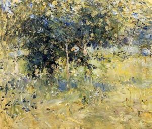 Willows In The Garden At Bougival by Berthe Morisot