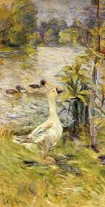 The Goose by Berthe Morisot