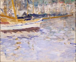 The Port Of Nice by Berthe Morisot