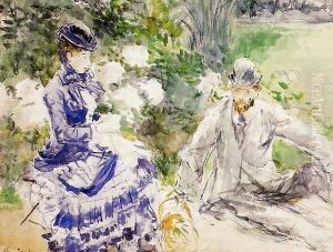By The Water by Berthe Morisot