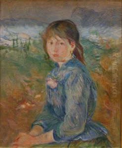 The Little Girl From Nice 1888-89 by Berthe Morisot
