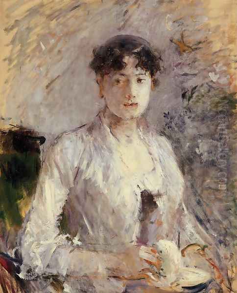Young Woman In Mauve - view 1