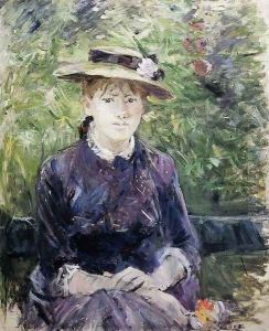 Portrait Of Paule Gobillard by Berthe Morisot