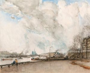 Les Quais De Seine by Frank Myers Boggs