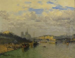 La Seine Et Notre Dame by Frank Myers Boggs