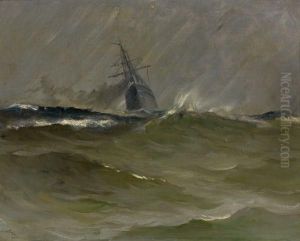 Voilier Sous Tempete by Frank Myers Boggs