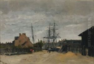 Port D'isigny by Frank Myers Boggs