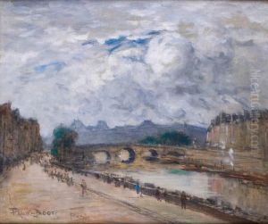 Paris, La Seine Au Pont-neuf by Frank Myers Boggs