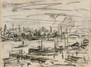 Vue De La Seine by Frank Myers Boggs