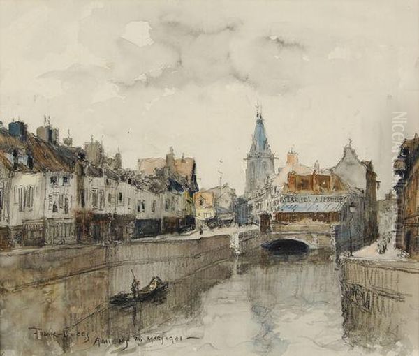 Cour D"eau Et Vielles Maisons A Amiens - view 1