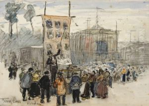 La Foire A Houdan by Frank Myers Boggs