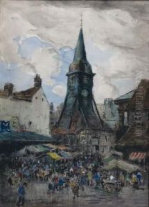 Honfleur by Frank Myers Boggs