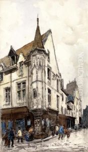 Animation Dans Le Marais, L'hotel Barbette by Frank Myers Boggs