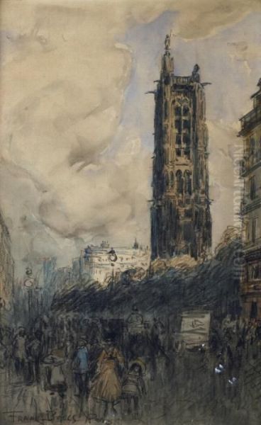 La Tour Saint Jacques, Rue De Rivoli - view 1
