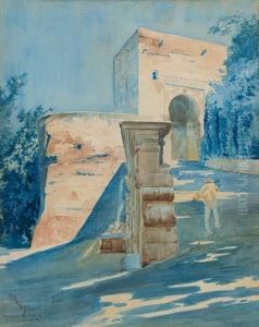 Puerta De La Justicia, Granada by Frank Myers Boggs