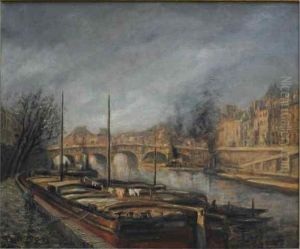 Paris, Le Pont Neuf by Frank Myers Boggs
