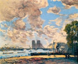 Vue De Notre-dame Et Des Quais