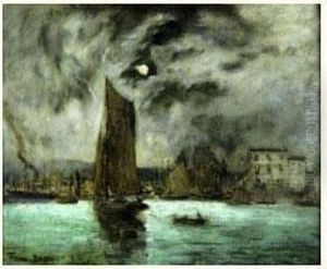 Honfleur Au Clair De Lune by Frank Myers Boggs